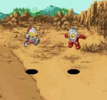 Image n° 1 - screenshots  : SD Ultra Battle - Ultraman & Seven + ST BIOS